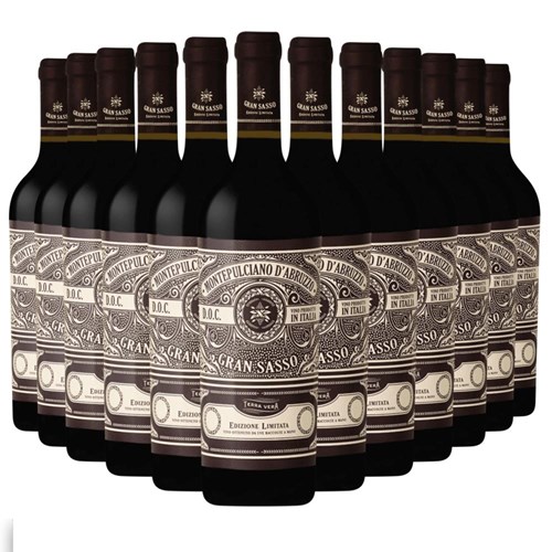 Case of 12 Gran Sasso Montepulciano d'Abruzzo 75cl Red Wine